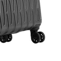 Safari Twister Gun Metal Trolley Bag with TSA Lock & Anti Theft Zipper