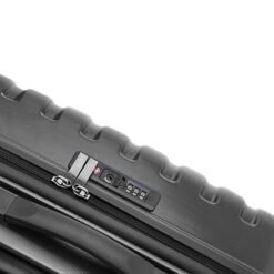 Safari Twister Gun Metal Trolley Bag with TSA Lock & Anti Theft Zipper