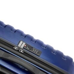 Safari Twister Midnight Blue Trolley Bag with Dual Wheels & TSA Lock