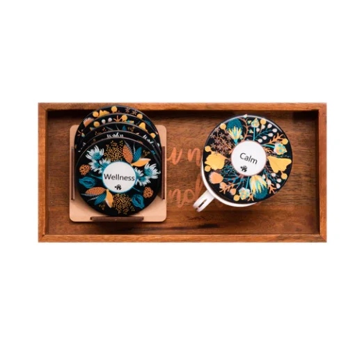 Tea Coasters - Into the Serene Land! 5 Tea Coasters - Into the Serene Land!