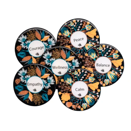 Tea Coasters - Into the Serene Land! 6 Tea Coasters - Into the Serene Land!