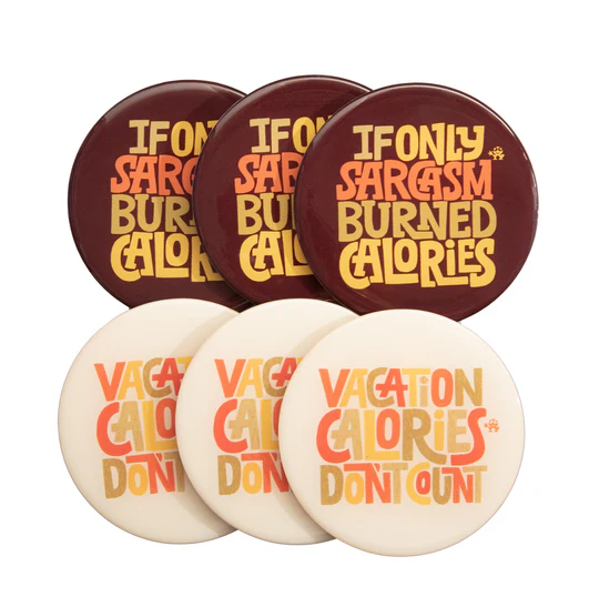 Tea Coasters - Vacation Discount on Calories! 5 Tea Coasters - Vacation Discount on Calories!