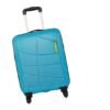 Safari Titanioum Electric Teal 4 Wheel Trolley Bag with TSA Lock