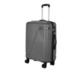 Safari Trucer Duo 4 wheels Dark Grey Trolley Bag with Dual Wheels & TSA Lock