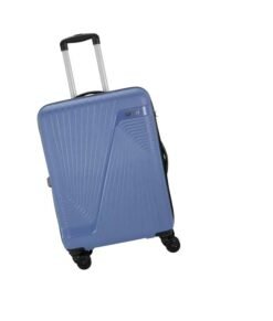 Safari Trucer Duo 4 wheels Slate Blue Trolley Bag with Dual Wheels & TSA Lock