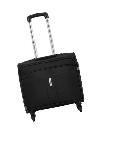 Safari Victor Laptop Black Trolley Bag