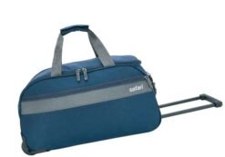Safari Vistaro Rolling Duffle With Wheels Blue