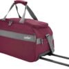 Safari Vistaro Rolling Duffle With Wheels Red