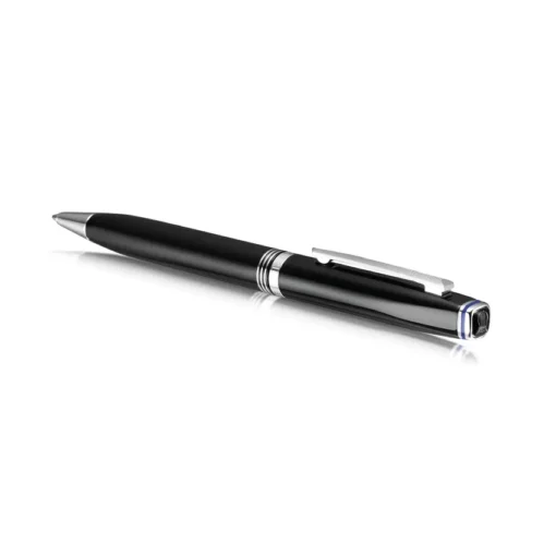 Lapis Bard Gift Set Contemporary Dark Ballpoint Pen and Mayfair Leather Notebook