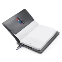 Lapis Bard Gift Set Torque Matte Ballpoint Pen and Graphite Ducorium Leather Notebook Jacket - Grey with Matte black trims 10 Lapis Bard Gift Set Torque Matte Ballpoint Pen and Graphite Ducorium Leather Notebook