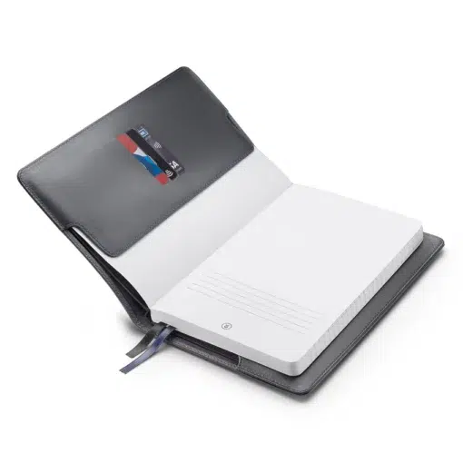 Lapis Bard Gift Set Torque Matte Ballpoint Pen and Graphite Ducorium Leather Notebook