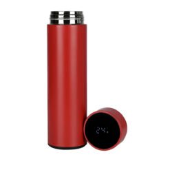 Wizard Matte Red Temperature Bottle With 2 Steel Cups EK37330