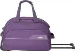 Safari Lira Rolling Duffle With Wheels Purple