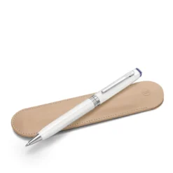 Lapis Bard Contemporary Ballpoint Pen - Pearl with Chrome Trim