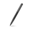 Lapis Bard Contemporary Torque Ballpoint Pen - Matte Black with Shiny Black Trim