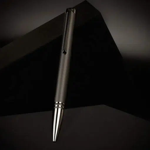 Lapis Bard Contemporary Torque Ballpoint Pen - Matte Black with Shiny Black Trim 7 Lapis Bard Contemporary Torque Ballpoint Pen - Matte Black with Shiny Black Trim