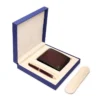 Lapis Bard Gift Set Contemporary Ballpoint Pen with Ducorium Wallet Bordeaux with Gold Trims
