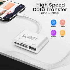 Ubon Fusion WR-496 iPhone OTG Connector