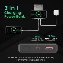 Luxcell Mag Click 10K 15 W MagSafe Wireless Power Bank