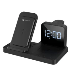BELLA 15 Watt Output Wireless Charger with Digital Alarm Clock