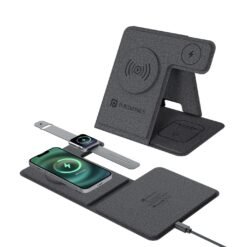 Freedom Fold 3, 15 Watt Wireless Charger and Mobile Stand