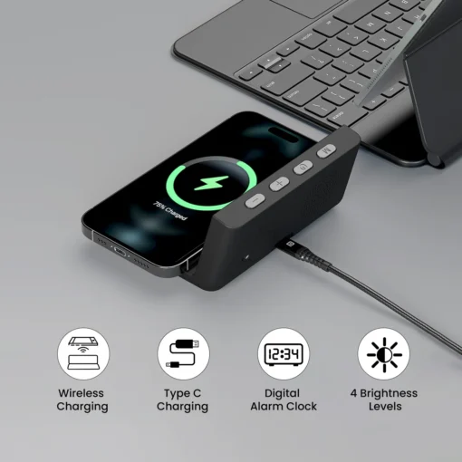 Freedom 4A Fast Charging with Digital Alarm Clock