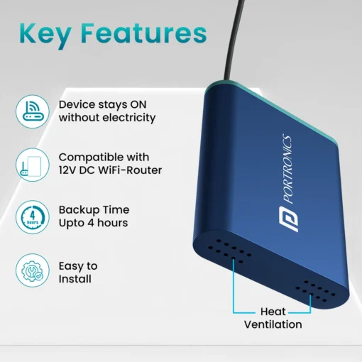 Power Plus 2000 MAH Capacity Smart Battery Backup Power Bank