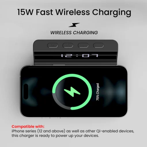 Freedom 4A Fast Charging with Digital Alarm Clock