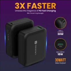 Power Pulse 30 Power Bank 30 Watt PD High-Speed Charging