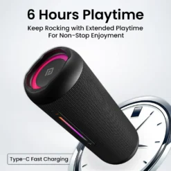 Breeze 5 25W HD stereo sound with RGB LED Lights