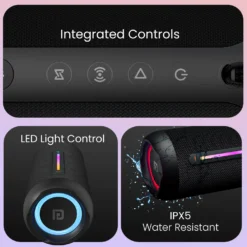 Breeze 6 35 Watt HD Portable Speakers with RGB Lights