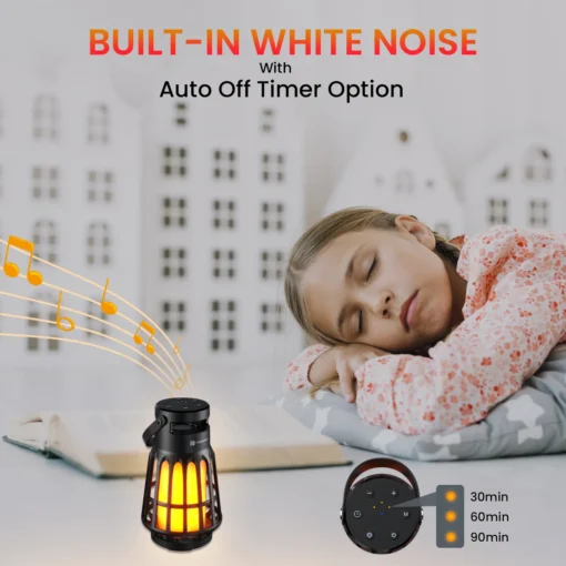 Dash 6 Fire Flame LED Lights with 15W Speaker