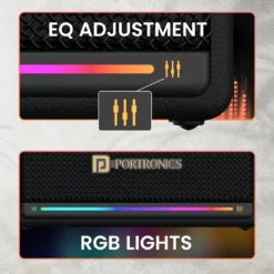 Harmony Mini 25 Watt HD Portable Speakers with RGB Lights