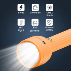 Eco Glow Rechargeable LED Flashlight
