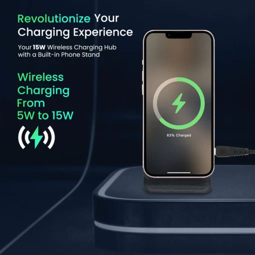 Freedom Fold Mobile Stand 15 Watt Wireless Charger