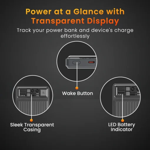 Luxcell Wireless 10K Power Bank 22.5 Watt Output