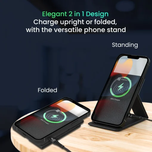 Freedom Fold Mobile Stand 15 Watt Wireless Charger