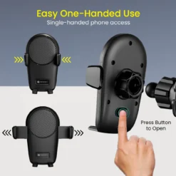 Clamp Z 180° Rotation AC Vent Mount Mobile Holder