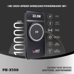 Ubon PB-X108 7 in 1 Power Champ 10000mAh Power Bank 8 UBON PB-X108 Power Bank