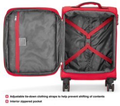 Wenger, Fiero Pro Carry on Softside Case, 8w, Red