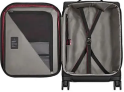 Crosslight, Frequent Flyer Plus Softside Carry-On, Black