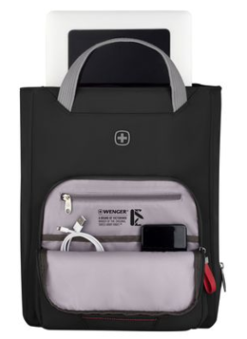 Wenger, Motion, Vertical Tote, Chic Black