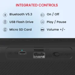 Plugs 2 8 Watt HD Portable Speakers with RGB Lights