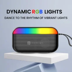 Plugs 2 8 Watt HD Portable Speakers with RGB Lights