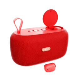 UBON Discover the SP-125 Speakers with Ear Buds-Red