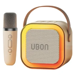 Ubon New Disco RGB Light Speaker SP-185 with Karaoke Mic