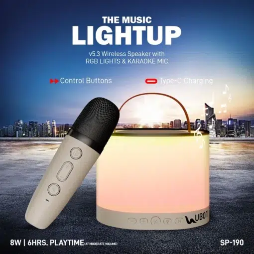 UBON SP-190 Light up Series Wireless Speaker