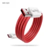 UBON WR-501-1Meter, 65W High-Speed Charging Cable with Type-C port