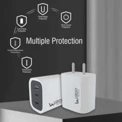 Ubon CH-1000 Fasto Power 45W PD Charger With Triple Ports