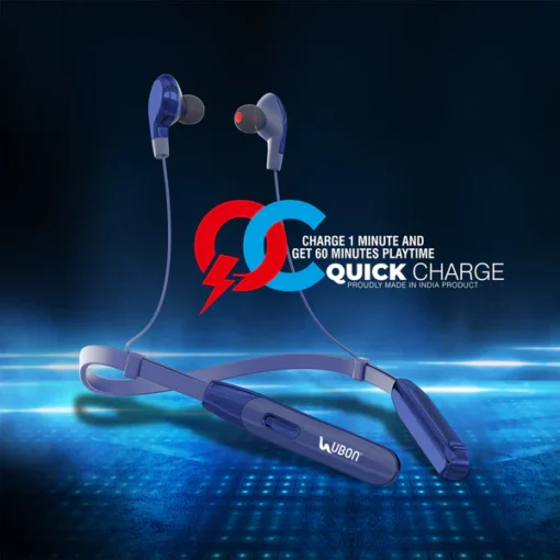 Ubon Quick Charge CL-4080 Wireless Neckband